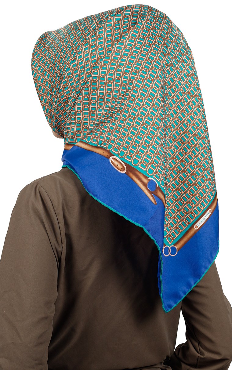 102-0019-02 U.S POLO ASSN EŞARP SAKS MİNT