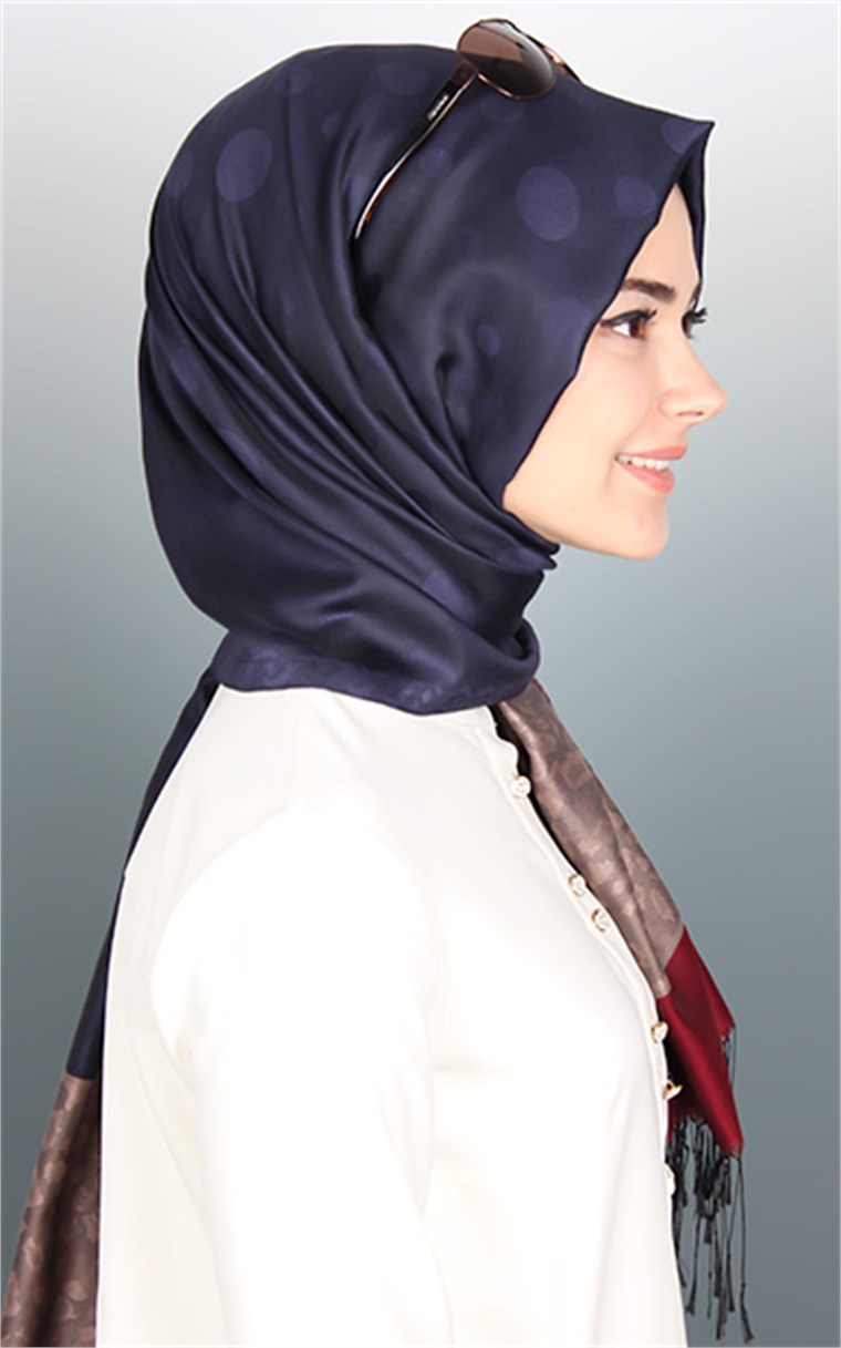 500-0013-19 ÇİFT YÖNLÜ İPEKSİ ŞAL