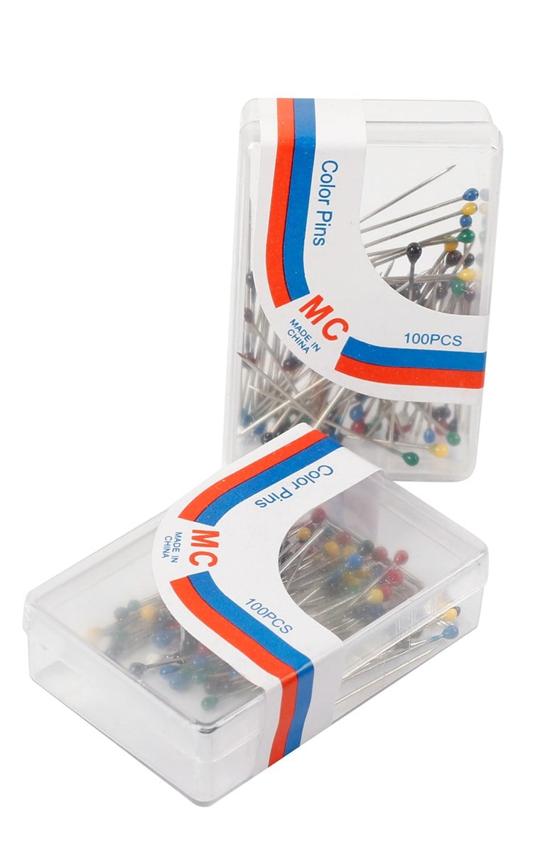 301-0001-04 100'LÜ EŞARP İĞNESİ RENKLİ