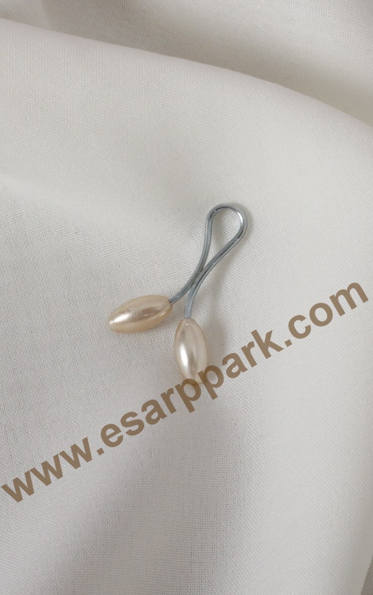 302-0001-08 İNCİLİ EŞARP İĞNESİ