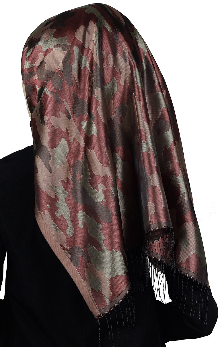 Kamuflaj İpeksi Şal 5550-35