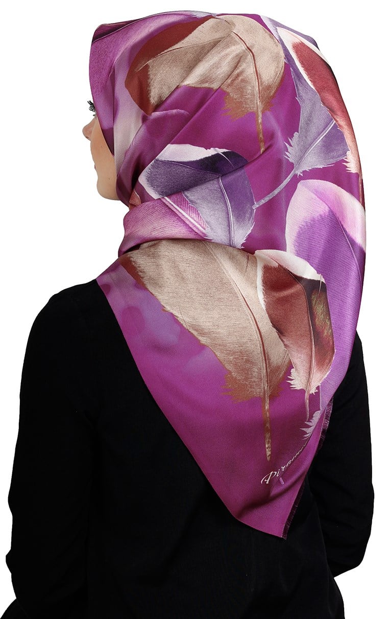 Piramit Tafta Dijital Eşarp 1911-1