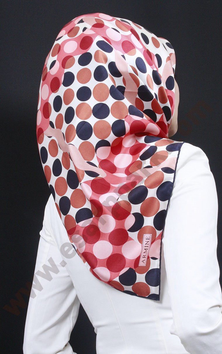 3637-26 ARMİNE İPEK BAKIR LACİVERT