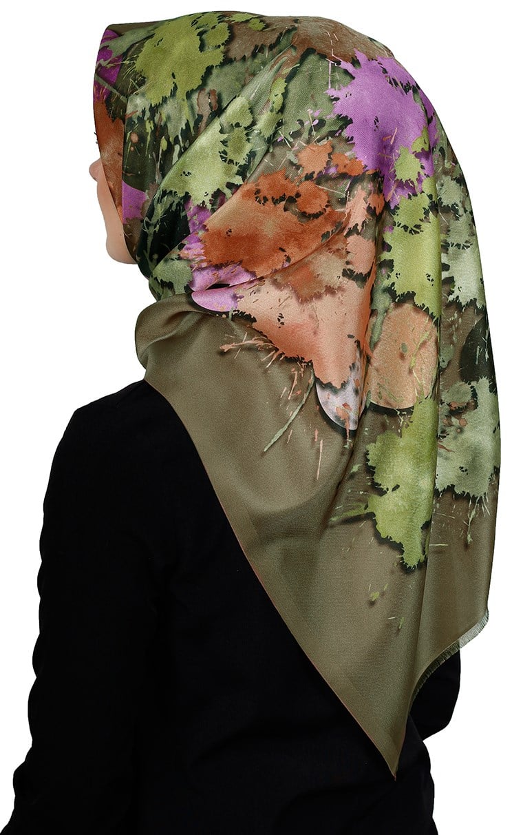 Piramit Tafta Dijital Eşarp 1900-3