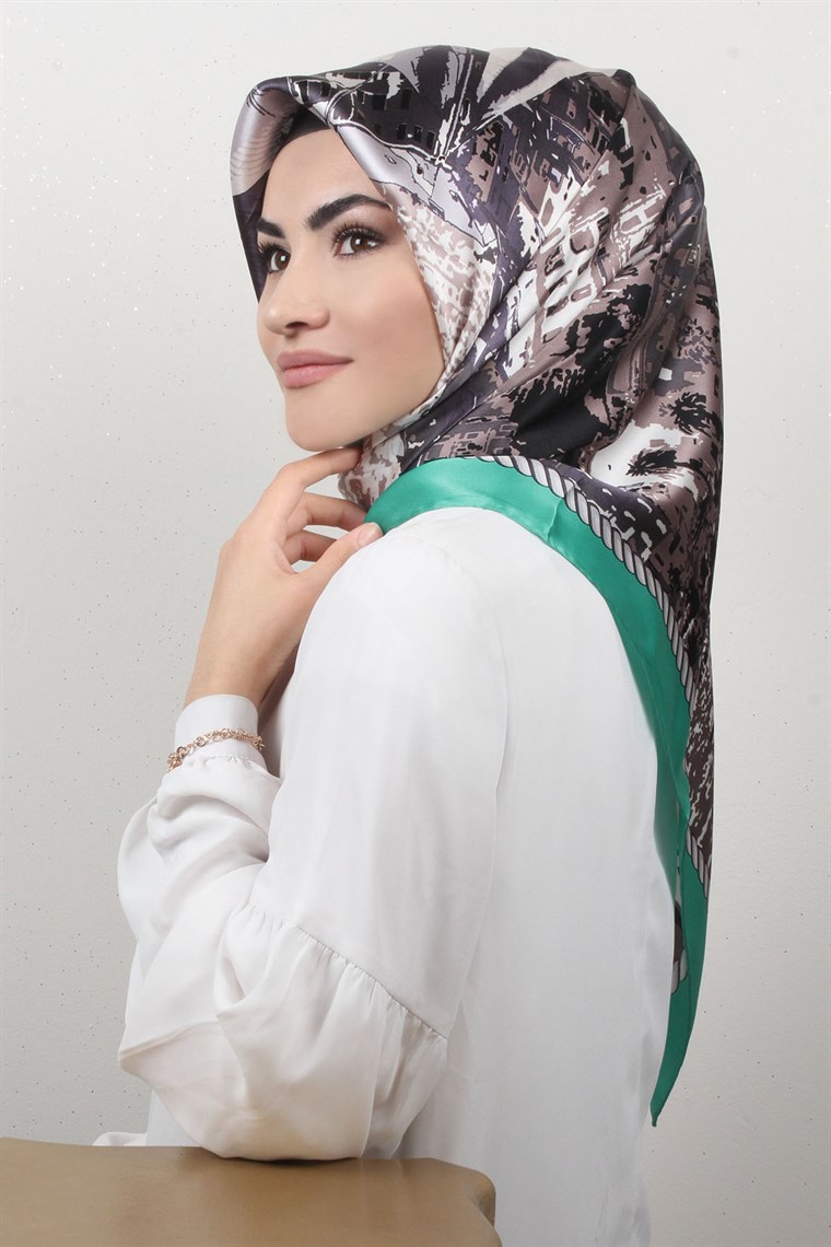 4164-32 ARMİNE İPEK LACİ SAKS