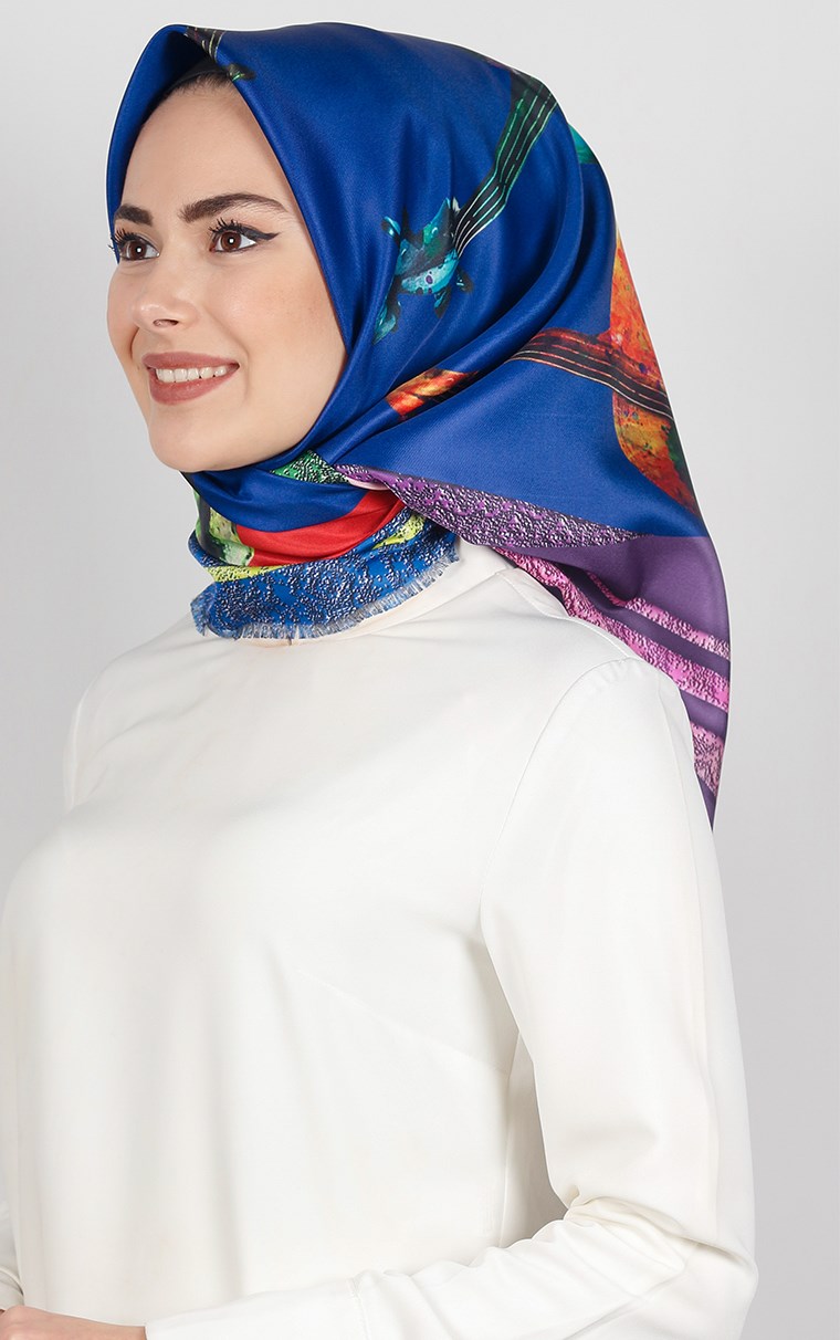 Piramit Tafta Dijital Eşarp 1923-2