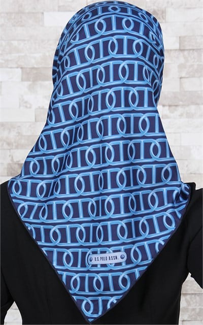 102-0027-07 U.S POLO ASSN EŞARP LACİVERT MAVİ