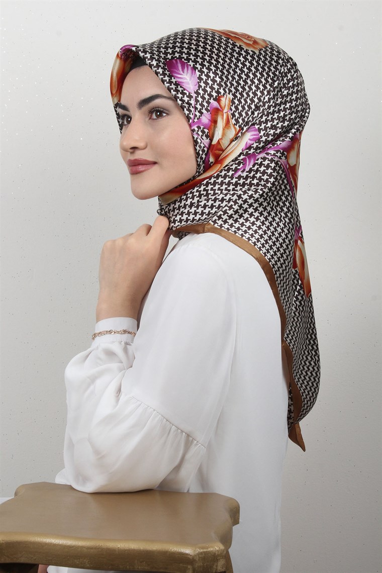 4504-01 ARMİNE İPEK FUŞYA LACİ