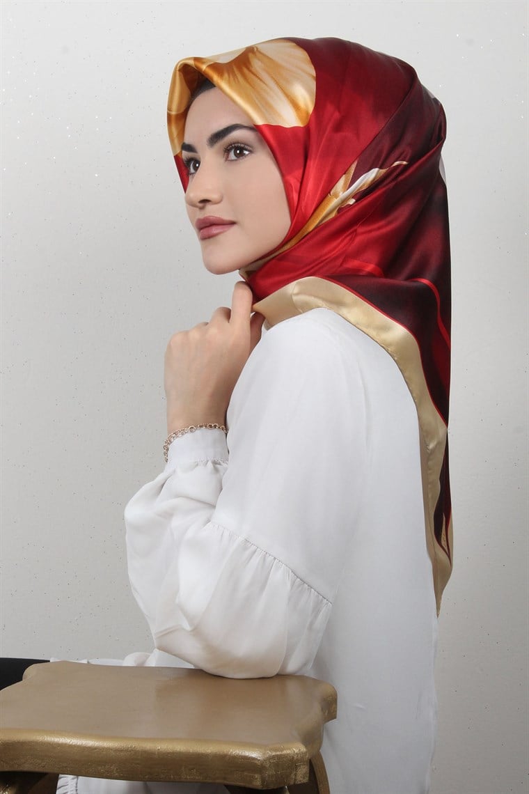 4504-14 ARMİNE İPEK LACİVERT GRİ