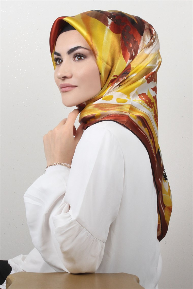 4514-02 ARMİNE İPEK MOR GOLD