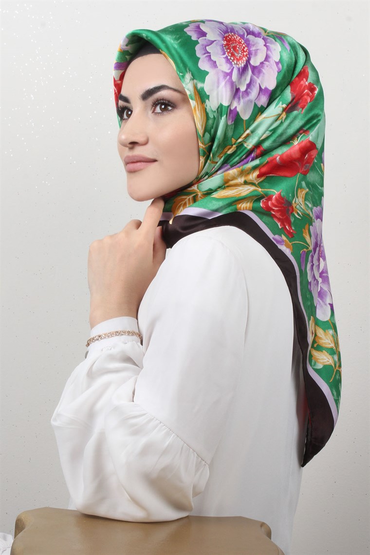 4598-07 ARMİNE İPEK BORDO VİZON