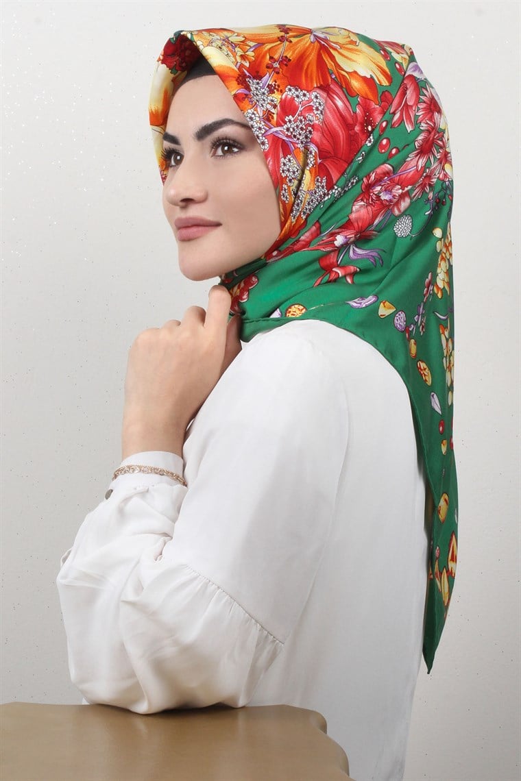 4858-07 ARMİNE İPEK KIRMIZI VİZON