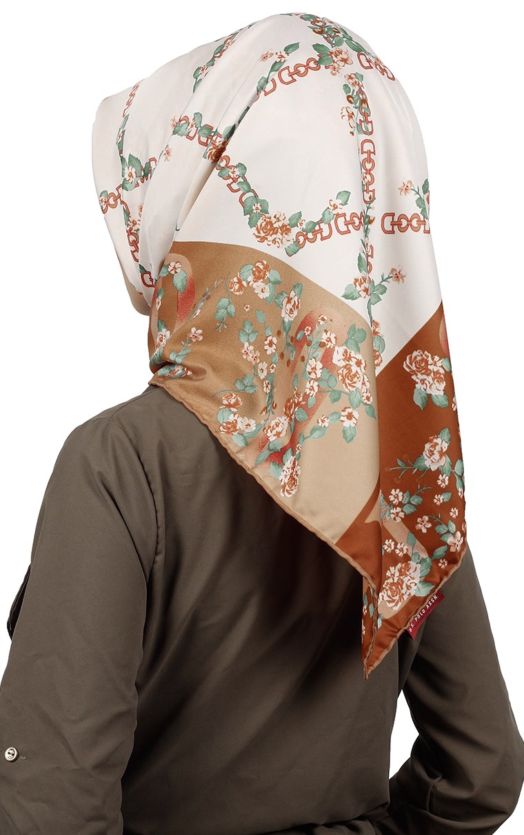 102-0029-01 U.S POLO ASSN EŞARP KAHVE KREM 