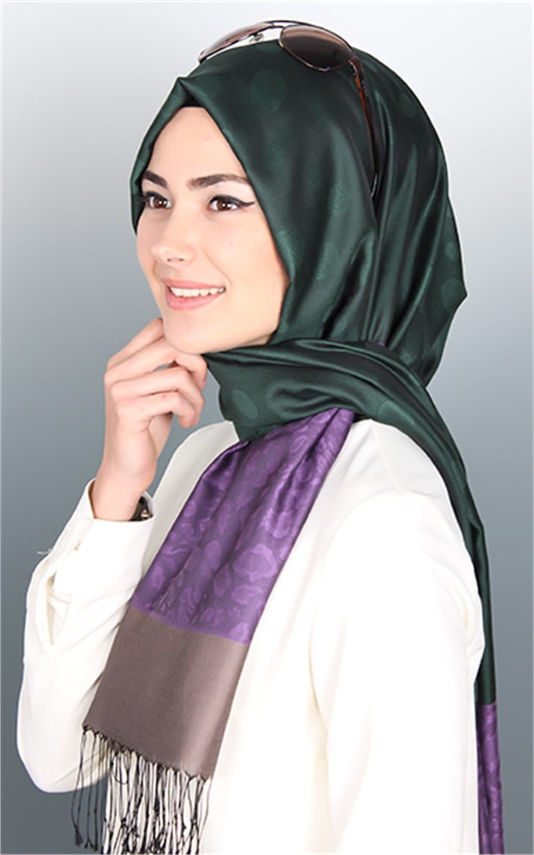 500-0013-16 ÇİFT YÖNLÜ İPEKSİ ŞAL