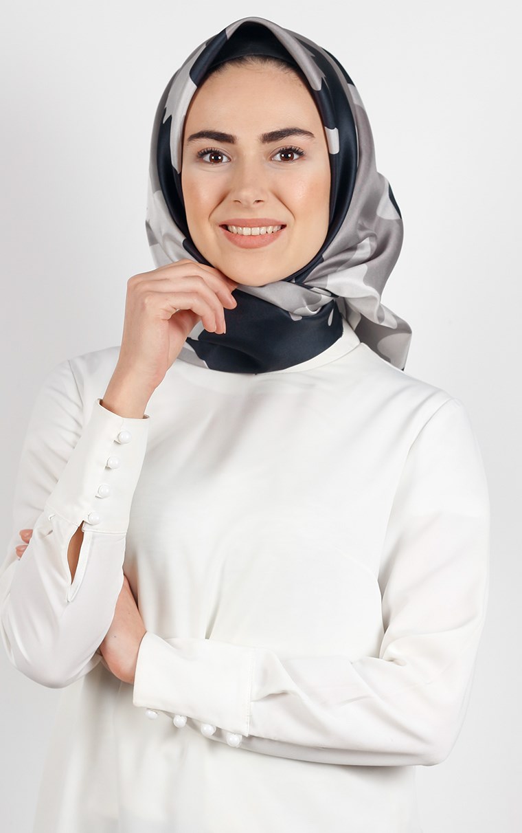 Tafta Dijital Eşarp 1339-7