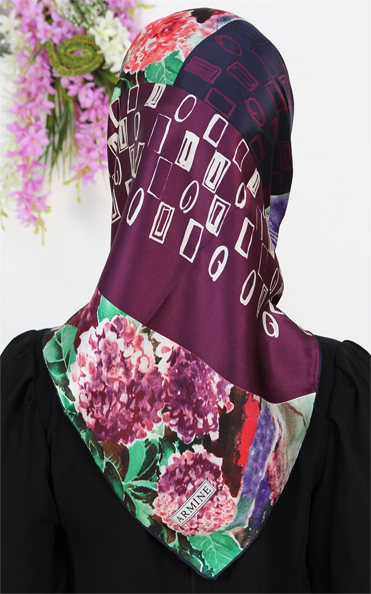 5619-26 ARMİNE İPEK MÜRDÜM YEŞİL