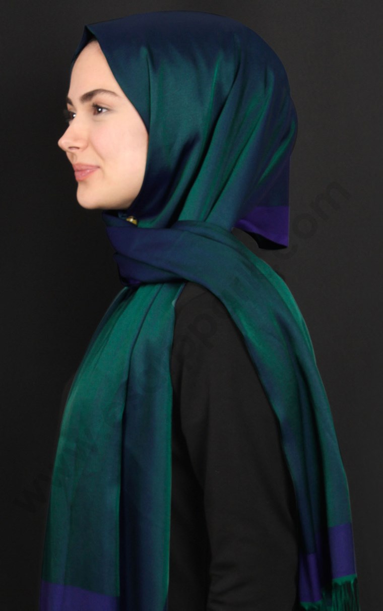 500-0001-30 ÇİFT YÖNLÜ İPEKSİ ŞAL 