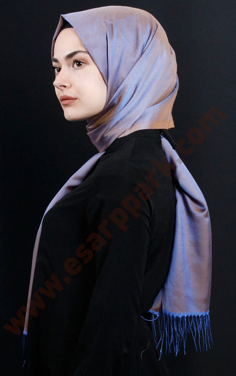 500-0002-03  ÇİFT YÖNLÜ İPEKSİ ŞAL VİZON