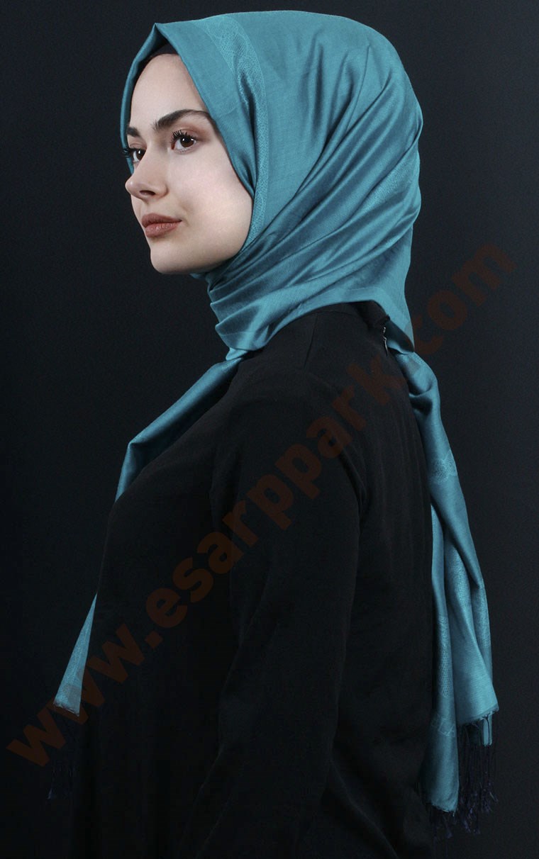 500-0010-08 ÇİFT YÖNLÜ İPEKSİ ŞAL GRİ