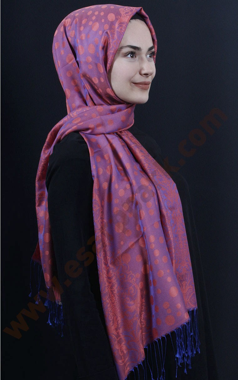 500-0010-15 ÇİFT YÖNLÜ İPEKSİ ŞAL 