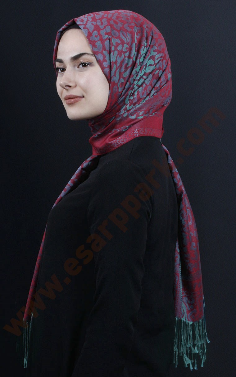 500-0013-12 ÇİFT YÖNLÜ İPEKSİ ŞAL