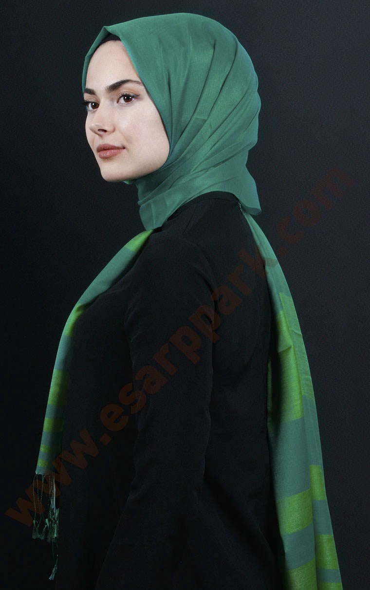 500-0013-37 ÇİFT YÖNLÜ İPEKSİ ŞAL