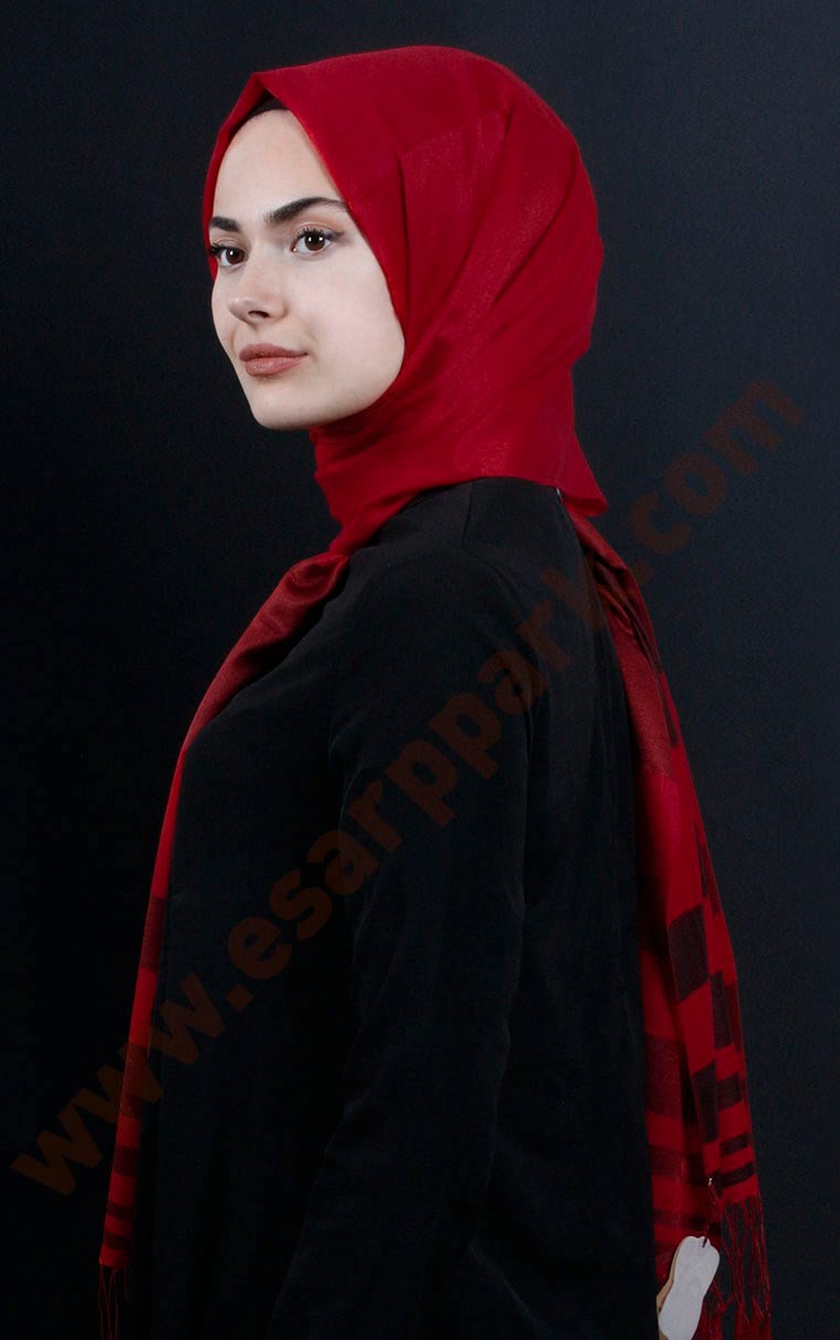 500-0013-51 ÇİFT YÖNLÜ İPEKSİ ŞAL