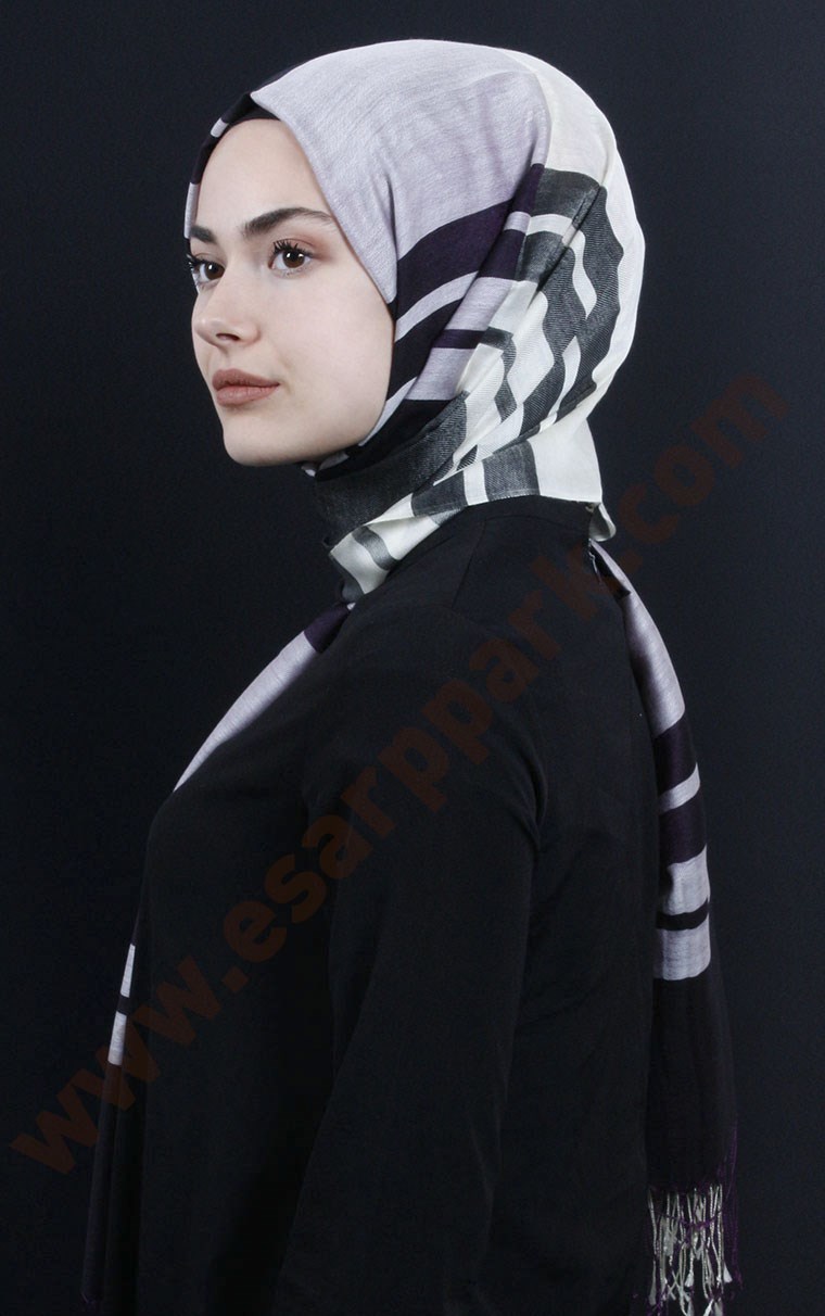 500-0013-63 ÇİFT YÖNLÜ İPEKSİ ŞAL