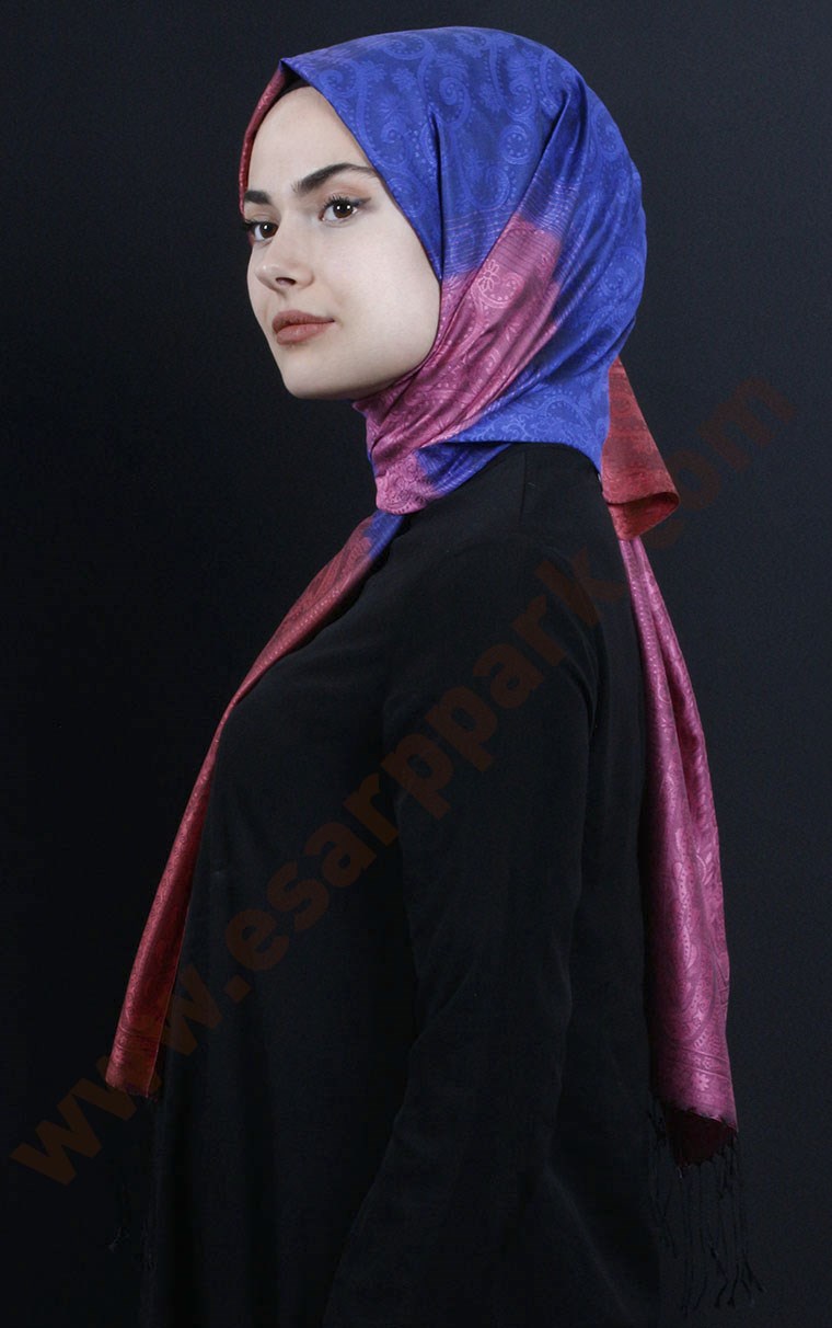 500-0013-65 ÇİFT YÖNLÜ İPEKSİ ŞAL