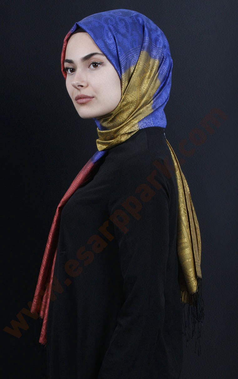 500-0013-69 ÇİFT YÖNLÜ İPEKSİ ŞAL