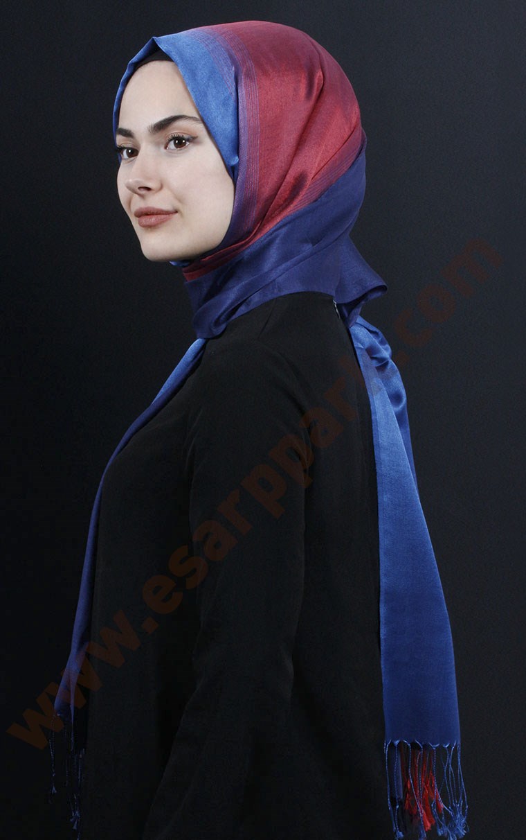 500-0013-70 ÇİFT YÖNLÜ İPEKSİ ŞAL