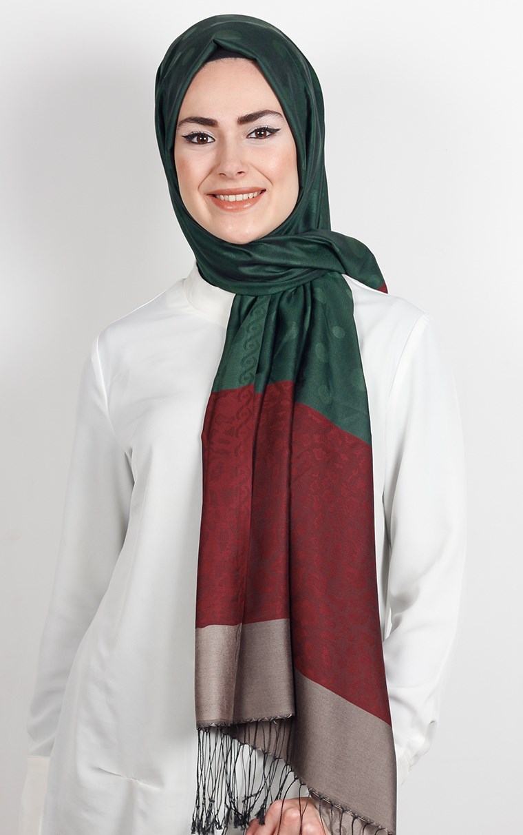 500-0013-77 ÇİFT YÖNLÜ İPEKSİ ŞAL