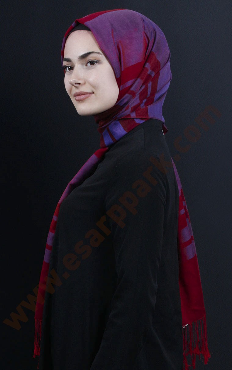 500-0013-79 ÇİFT YÖNLÜ İPEKSİ ŞAL