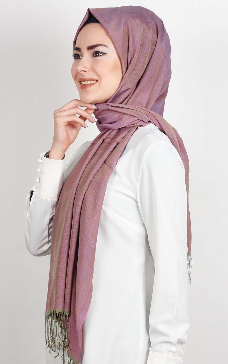 500-0013-83 ÇİFT YÖNLÜ İPEKSİ ŞAL