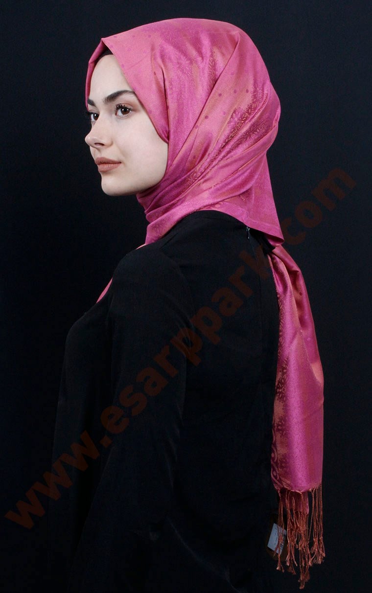 500-0013-85 ÇİFT YÖNLÜ İPEKSİ ŞAL