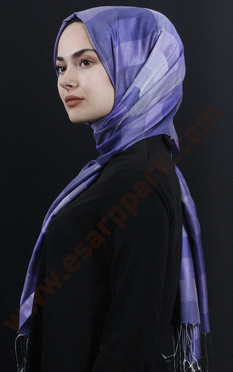 500-0013-86 ÇİFT YÖNLÜ İPEKSİ ŞAL