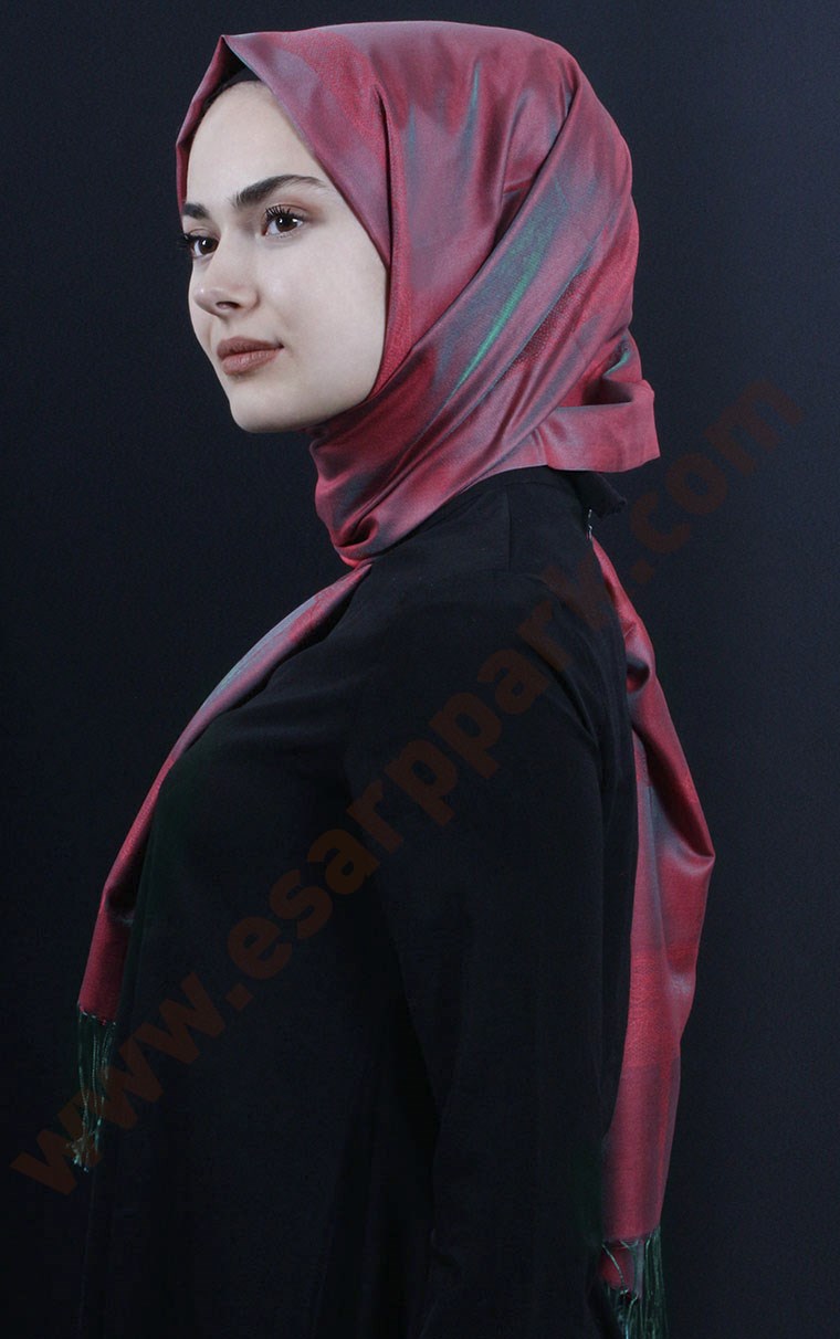 500-0015-09 ÇİFT YÖNLÜ İPEKSİ ŞAL