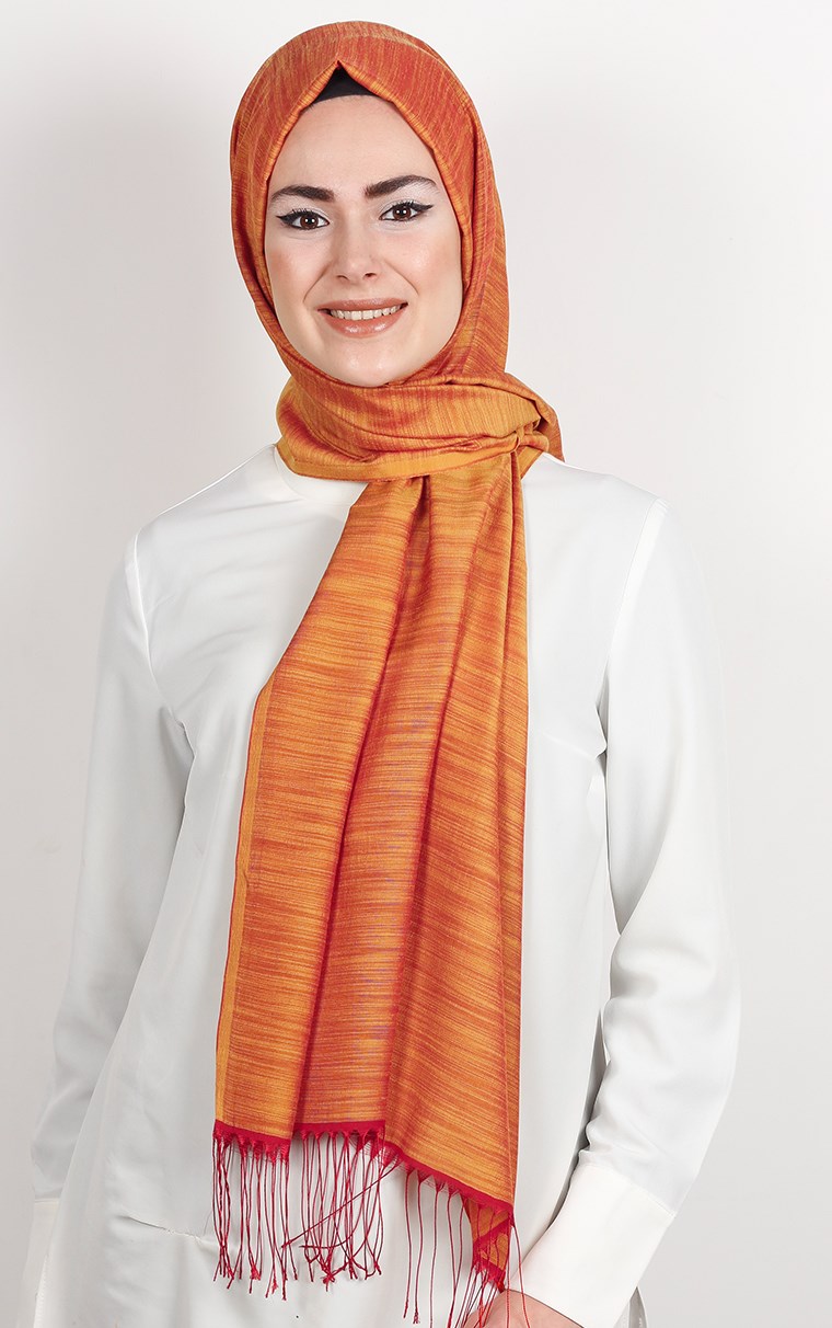 500-0015-13 ÇİFT YÖNLÜ İPEKSİ ŞAL