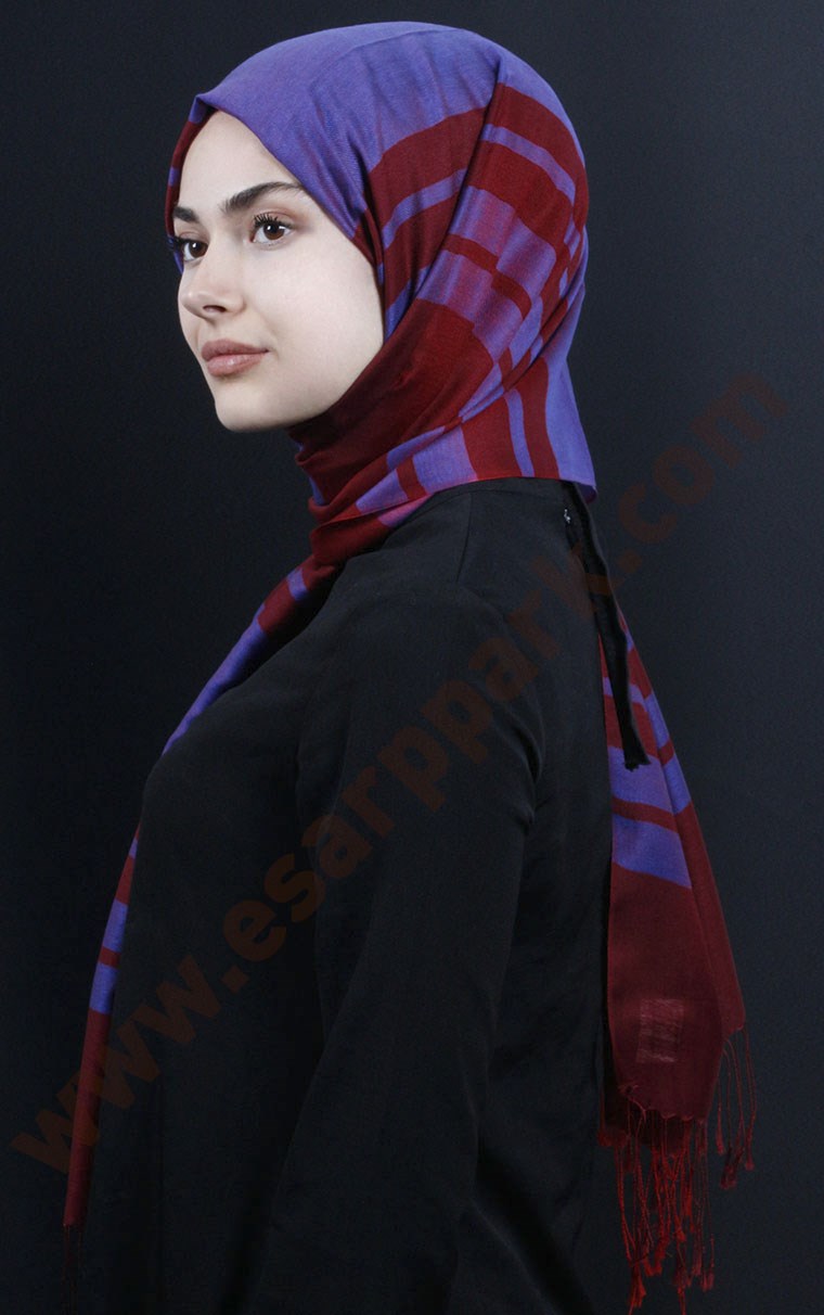 500-0015-41 ÇİFT YÖNLÜ İPEKSİ ŞAL