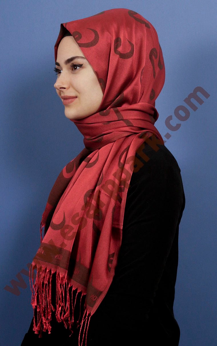 502-0004-01  TAKİNLİ ŞAL MERCAN YEŞİL