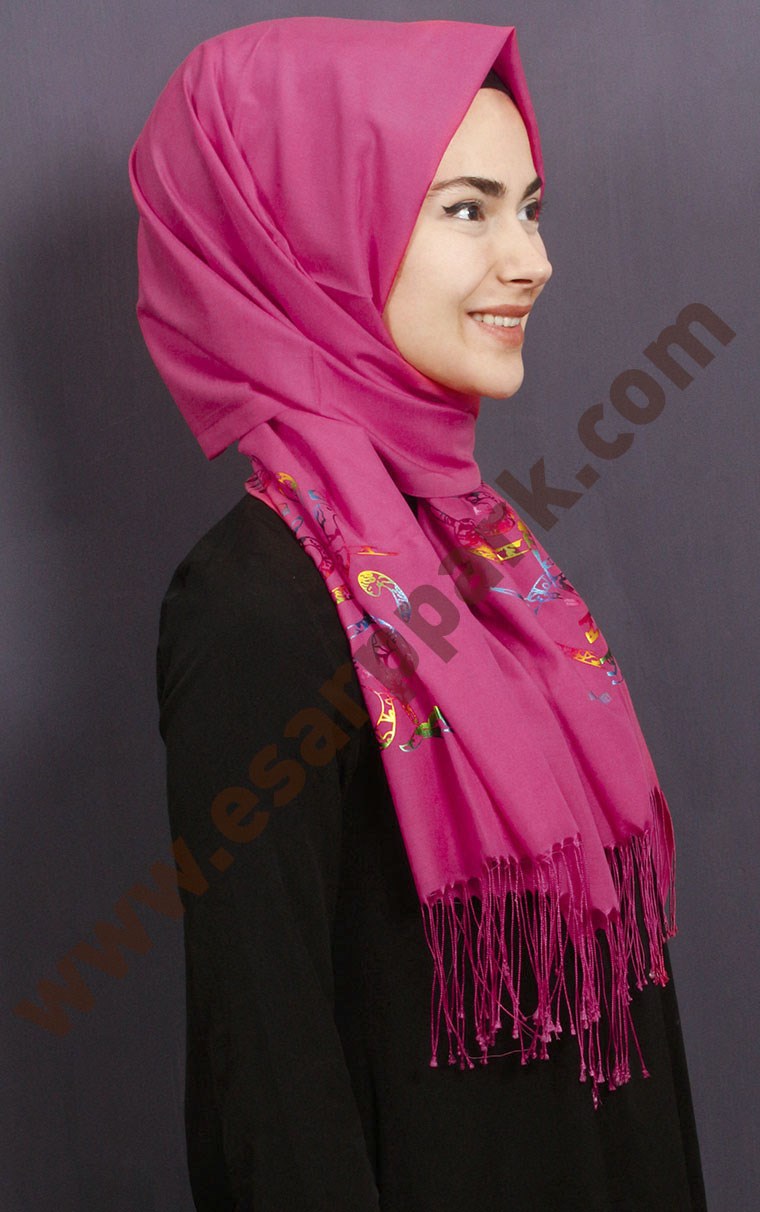 502-0006-07 TAKİNLİ ŞAL FUŞYA