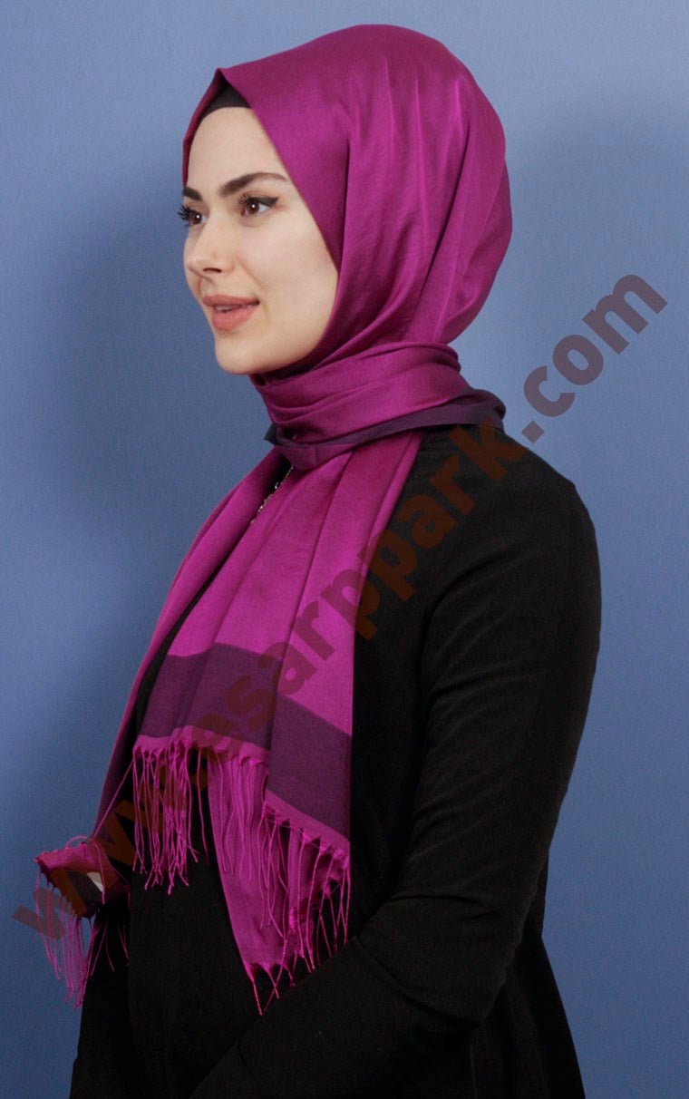 502-0007-07 TAKİNLİ ŞAL FUŞYA