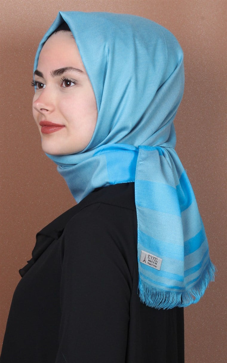 506-0002-31 EMİTASYON İPEK ŞAL SİYAH KOYU YEŞİL