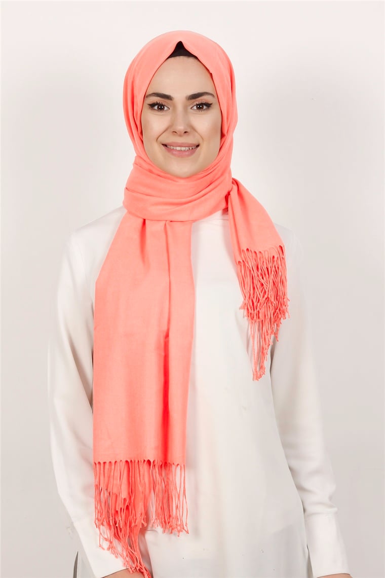 520-0001-33 DÜZ PAŞMİNA ŞAL