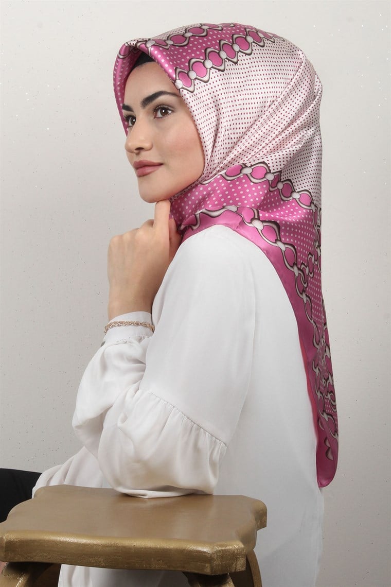 5208-11 ARMİNE İPEK LACİ FUŞYA