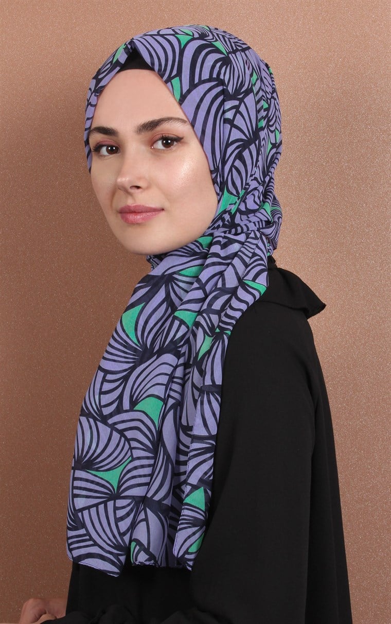 524-0007-02 ŞİFON ŞAL YEŞİL