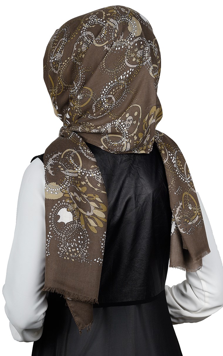 Kışlık Yünlü Şal 5381-10