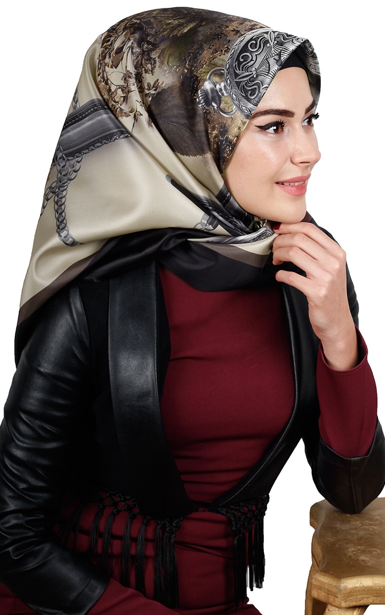 Tafta Dijital Eşarp 1329-1