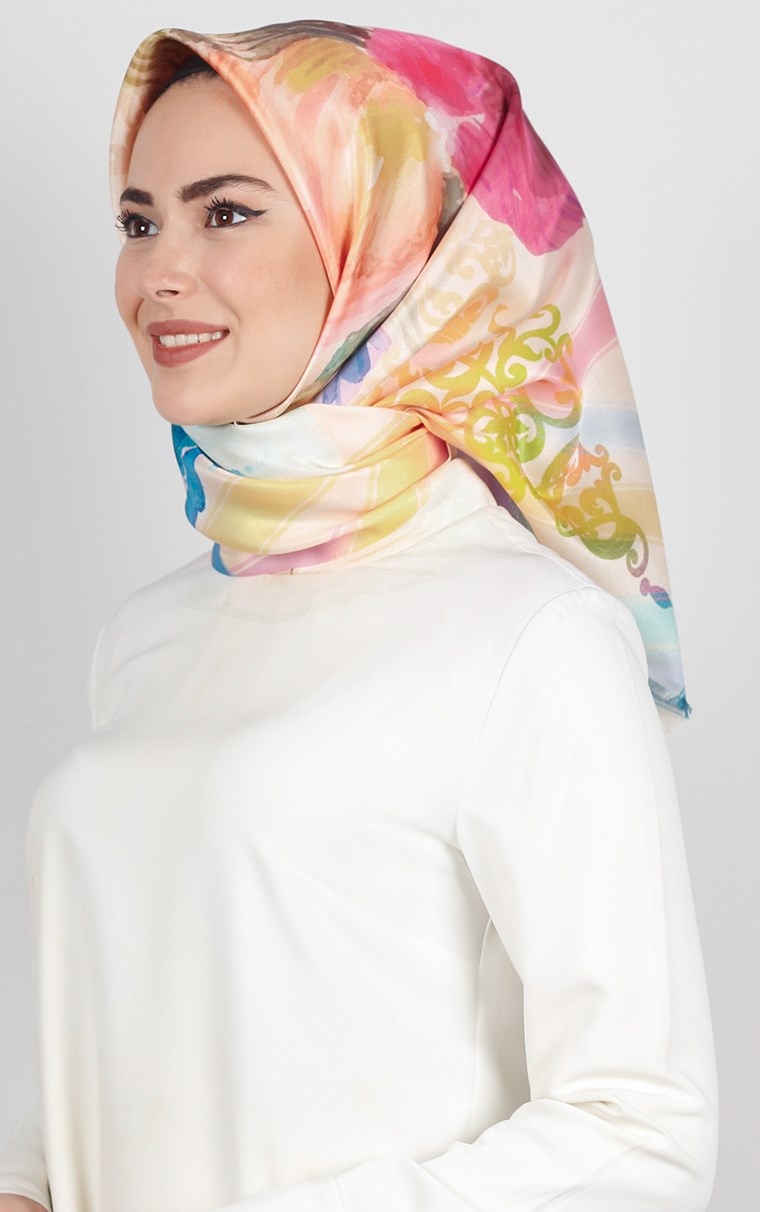 Piramit Tafta Dijital Eşarp 1924-2