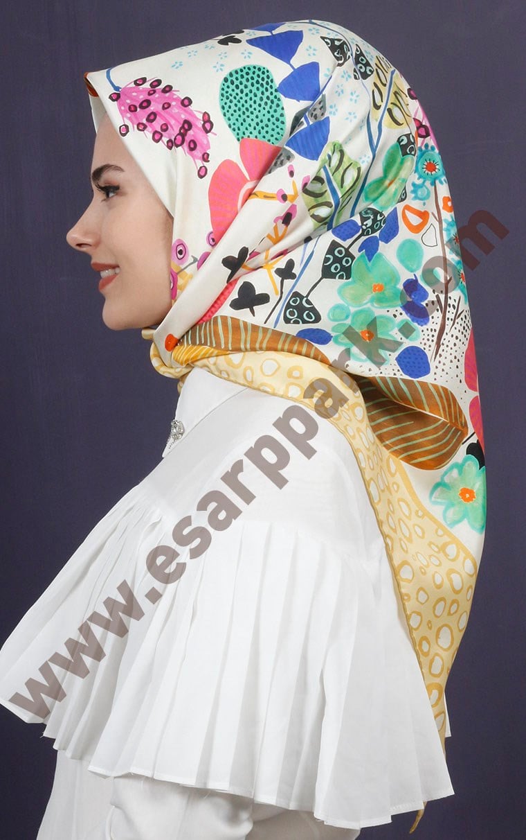 6102713-951 AKER İPEK LACİVERT YEŞİL